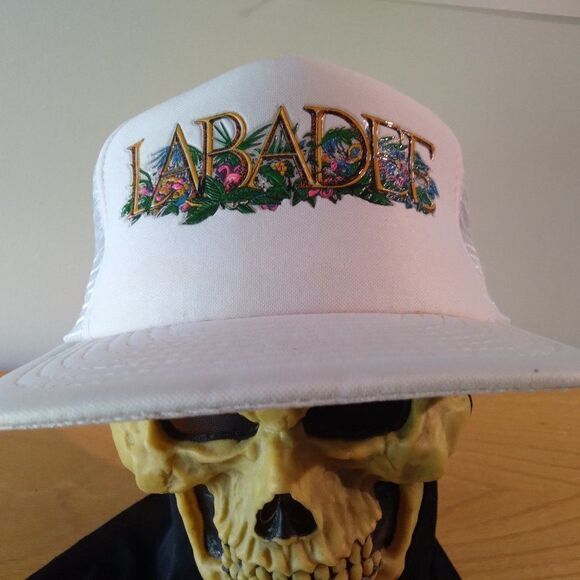 Deadstock Vintage Labadee Haiti Snap Back Trucker Hat - Picture 1 of 7